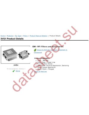 3VS1 datasheet  